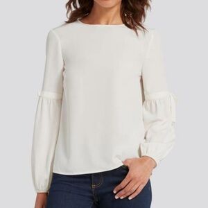 Draper James Long Puff Sleeve Blouse Sz. 12